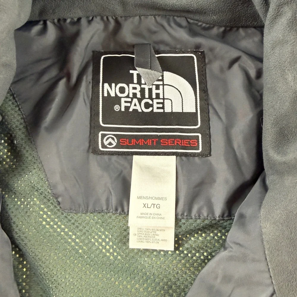 The North Face Jacket Men's XL Blue Gore-Tex Summit Series Hooded Hiking Skiing